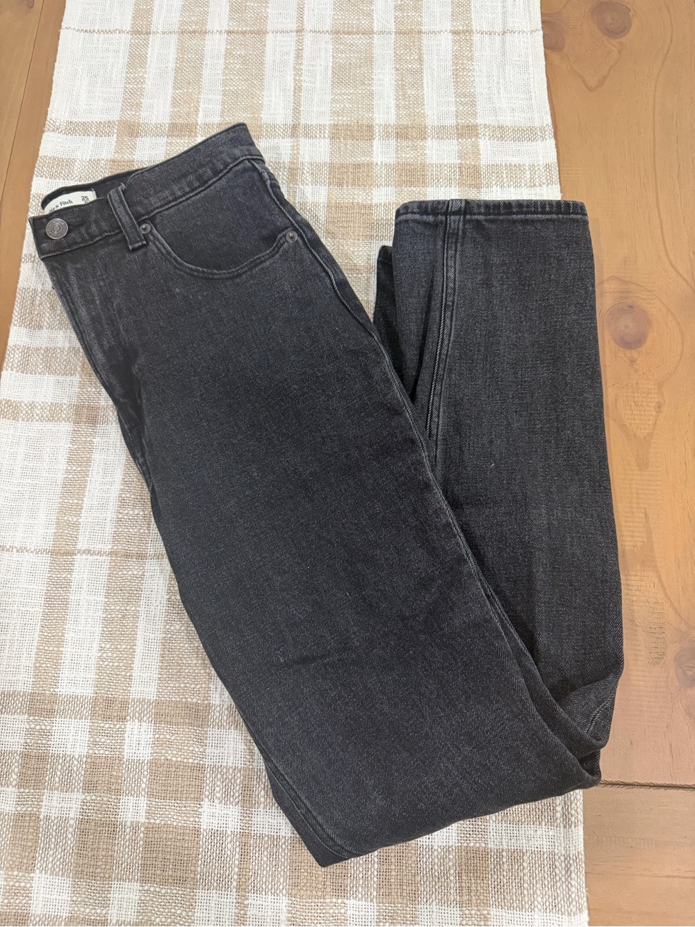 Abercrombie and fitch women’s black jeans